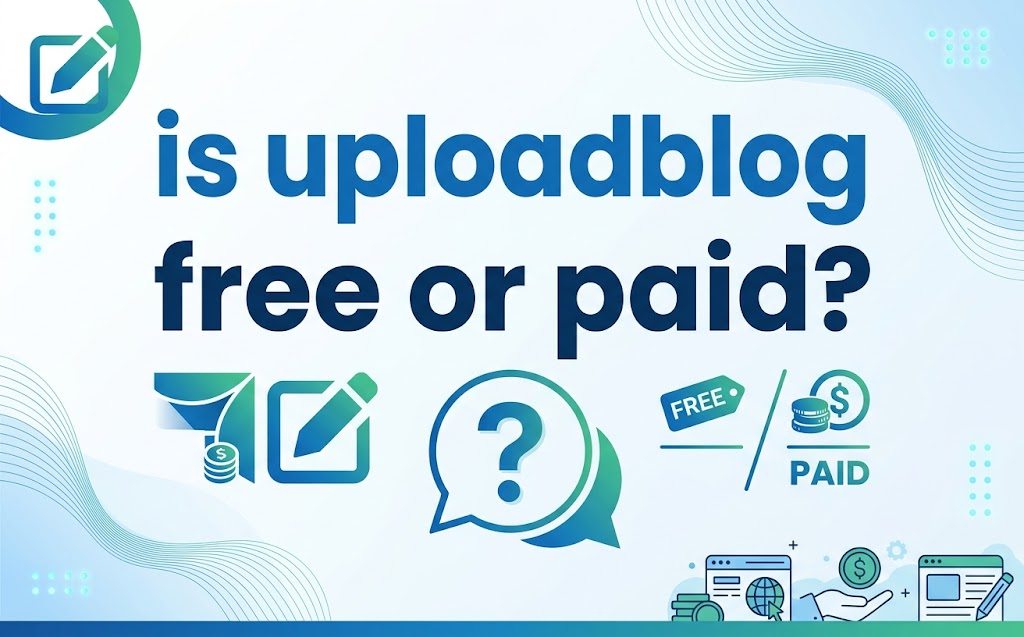 is uploadblog free or paid?